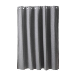 Living And Home Light Gray 2-Piece Blackout Double-Sided Linen/linen Faux Linen Curtains, 168Cm X 137Cm - thumbnail 3