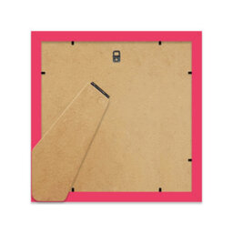"8X8"" Bright Pink Picture Frame - 8X8"" Square Frame With 7X7"" Mount For 8X8""/7X7"" Pictures Art Deco Style Room Decor, 1 Pack" - thumbnail 3