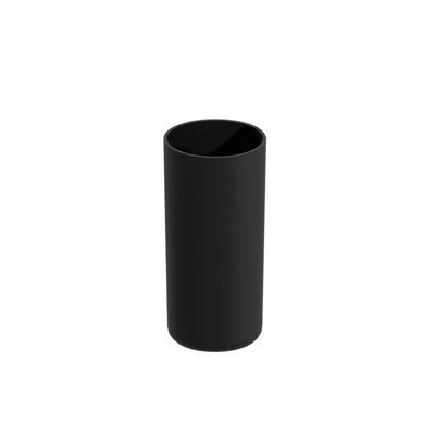 Cosmic Toothbrush Holder, Screw-In Or Self-Adhesive, Matt Black, Anti- Corrosion, Next Collection - image 1