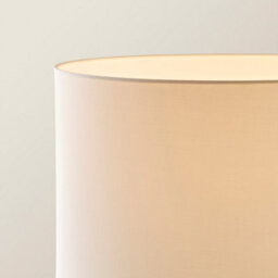 Valuelights Victoria Traditional White Wood Candlestick Floor Lamp With White Drum Shade - thumbnail 4