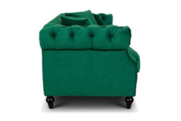 Emerald Green Velvet  3 + 2 Seater Chesterfield Sofa Set For Living Room Richmond - thumbnail 5