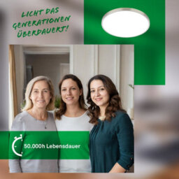 Briloner Led Ceiling Light Living Room Lamp Energy Efficiency A Neutral White 33Cm, 12,7W, 2900Lm - thumbnail 7