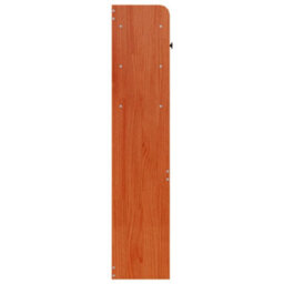 Berkfield Headboard With Storage Wax Brown 160 Cm Solid Wood Pine - thumbnail 5