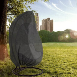 Cover For Hanging Rattan Garden Chair, Waterproof And Dustproof Protection Egg 190 X 115 Cm, Black - thumbnail 7