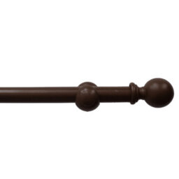 Caecus Blinds Caecus Eyelet Wooden Poles 28mm 120Cm Walnut