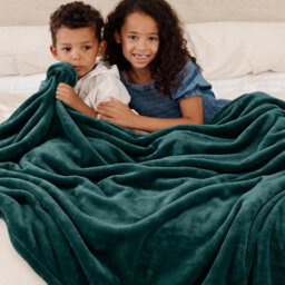Bedlooms Emerald Blanket, Reversible & Lightweight Couch & Bed Throw Blanket, King 200X240Cm - thumbnail 5