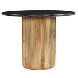 Luxor Round Marble Top With Pedestal Leg Dining Table 100Cm - thumbnail 3