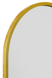 "Mirroroutlet Arcus - Gold Metal Framed Arched Wall Mirror 47"" X 23.5"" (120Cm X 60Cm)" - thumbnail 5