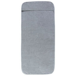Berkfield Beach Towels 4 Pcs Grey 60X135 Cm Fabric 400 Gsm - thumbnail 4