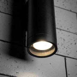 CGC Lighting Cgc Lucas Black Extra Long Gu10 Double Up And Down Outdoor Outside Wall Light Spotlight Ip44 Aluminium - thumbnail 4