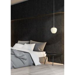 Luminosa Lighting Luminosa Maxy 24Cm Dome Pendant Ceiling Light White Matt Opal Glass Shade 1X E27 - thumbnail 5