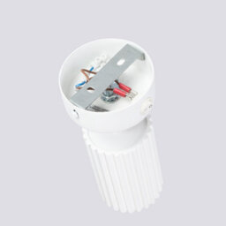 Luminosa Lighting Luminosa Karbon Minimalist Single Wall Spotlight White With Switch - thumbnail 4