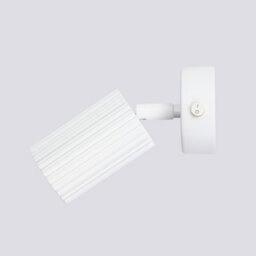 Luminosa Lighting Luminosa Karbon Minimalist Single Wall Spotlight White With Switch - thumbnail 6