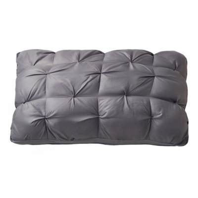 Darphe Grey Polyester Ultra Soft Pillow Insert 74Cm W X 48Cm D - image 1