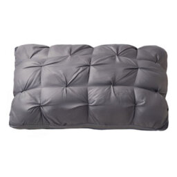 Darphe Grey Polyester Ultra Soft Pillow Insert 74Cm W X 48Cm D