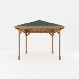 Waltons 3M X 3M Traditional Gazebo Pressure Treated Wooden Garden Shelter - thumbnail 6