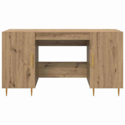 Walplus Desk With Shelf Artisan Oak 140 X 50 X 75 Cm Engineered Wood - thumbnail 6