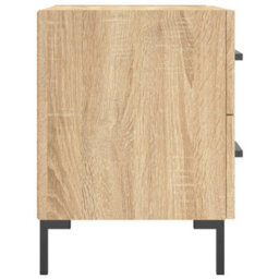 Berkfield Modern Bedside Cabinets 2 Pcs Sonoma Oak 40X35X47.5 Cm Engineered Wood - thumbnail 7