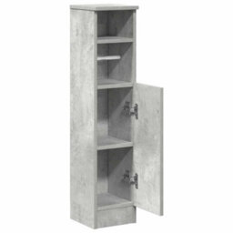 Walplus Bathroom Cabinet With Roll Holder Concrete Grey 20.5X22X90 Cm - thumbnail 5
