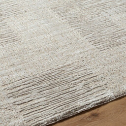Livabliss Masterpiece-Modern Beige Grey Graphic Fringe Living Dining Bedroom Rug 152 X 225 Cm Easy Care, Non Shedding - thumbnail 3