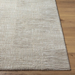 Livabliss Masterpiece-Modern Beige Grey Graphic Fringe Living Dining Bedroom Rug 152 X 225 Cm Easy Care, Non Shedding - thumbnail 5