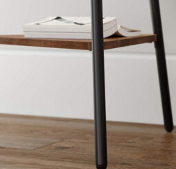 Modcraft Industrial Coat Rack Stand With 2 Shelves, Freestanding Hall Tree With 6 Hooks - thumbnail 7