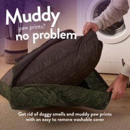 Slumberdown Dog Bed Large, Green - thumbnail 8