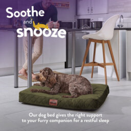 Slumberdown Dog Bed Large, Green - thumbnail 4