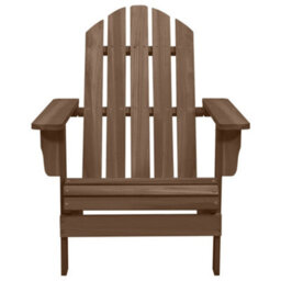 Berkfield Garden Chair Wood Brown - thumbnail 2