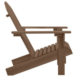 Berkfield Garden Chair Wood Brown - thumbnail 3