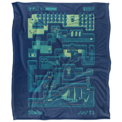 The Goonies Silky 8-Bit Supersoft Blanket Multicoloured (152Cm X 127Cm) - image 1