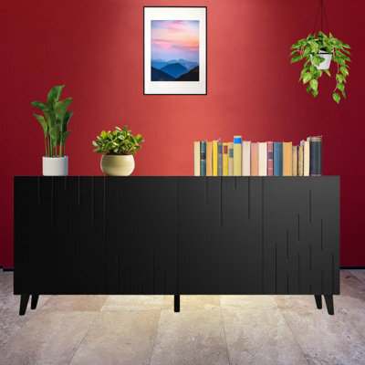 Bari M Chest Of Drawers For Modern Interiors Black - image 1