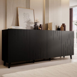 Bari M Chest Of Drawers For Modern Interiors Black - thumbnail 2
