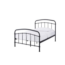 LPD 3 Feet Halston Single Bed - Metal - L200 X W101 X H113 Cm - Black - thumbnail 2