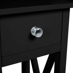 Small Cabinet Side End Table Slim Narrow Night Stand Bedside Drawer Storage Unit - thumbnail 5