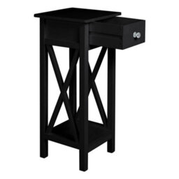 Small Cabinet Side End Table Slim Narrow Night Stand Bedside Drawer Storage Unit - thumbnail 4