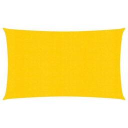 Berkfield Sunshade Sail 160 G/m2 Yellow 2X5 M Hdpe - thumbnail 1
