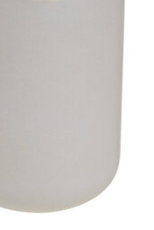 Orsina 500Ml White Hand Soap Pump Dispenser, Sleek Bamboo Fibre Soap & Soap Dispenser For Bathroom Or Kitchen - thumbnail 4