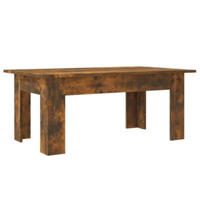 Berkfield Modern Coffee Table Smoked Oak 100X60X42 Cm Engineered Wood - image 1