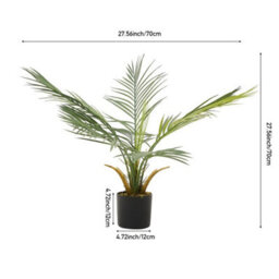 70Cm Artificial Palm Tree In Pot Fake Plant - thumbnail 2