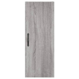 Berkfield Highboard Grey Sonoma 34.5X34X180 Cm Engineered Wood - thumbnail 6