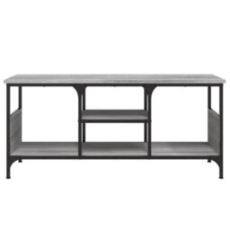 Berkfield Tv Cabinet Grey Sonoma 100X35X45 Cm Engineered Wood&iron - thumbnail 5