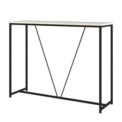Urbn-Living Urbnliving 100Cm Width White Wooden Console Table Living Room Slim Display Shelf Hallway Entryway Furniture - image 1