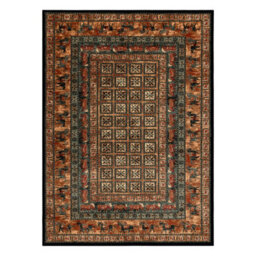 RugsX Wool Carpet Kashqai 4301 500 Oriental, Frame Beige / Green  135X200 Cm - thumbnail 2