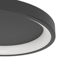 Eglo Loretello-Z Smart Control Steel Led Rgb Modern Ceiling Light, Black - thumbnail 5