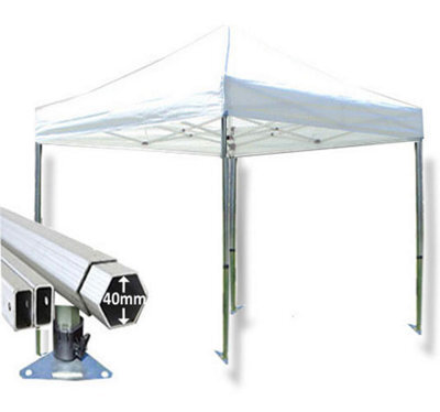 Crocodile Trading 3M X 3M Extreme 40 Commercial Instant Shelter Pop Up Gazebos White - image 1