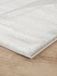Hamilton Modern Sheen Area Rug - Abstract Motif Geometric Lines Design Silver 160Cm X 230Cm - thumbnail 4