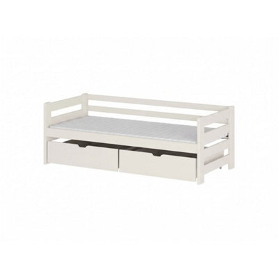 Arte Ergo Cotton 90 X 190Cm Single Bed With Removable Guardrail And 2 Drawers - Foam/bonnell Mattress Included - image 1