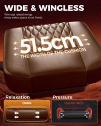 Gtplayer Gaming Chair, Ergonomic Computer Chair With Footrest And Lumbar Support Height Adjustable, Chocolate - thumbnail 8