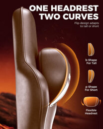 Gtplayer Gaming Chair, Ergonomic Computer Chair With Footrest And Lumbar Support Height Adjustable, Chocolate - thumbnail 5